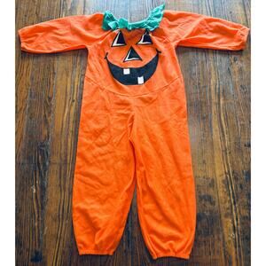 VTG Union Made Candlesticks Halloween Pumpkin Costume Children’s Size 4T